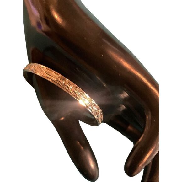 Silver Bangle Bracelet - Picture 3 of 14